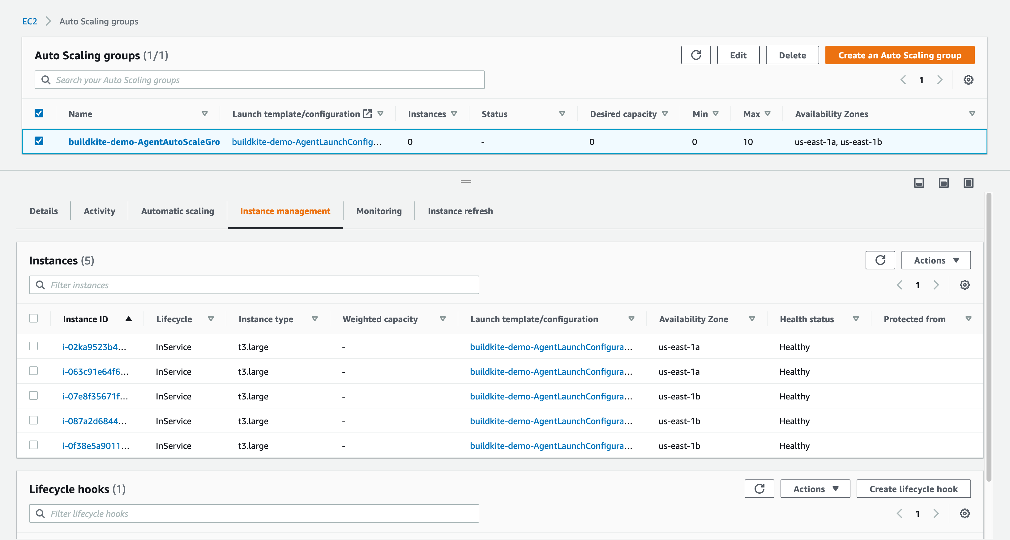 AWS Auto Scaling Group Launching